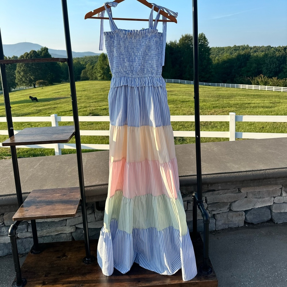 Striped Dress With Pockets